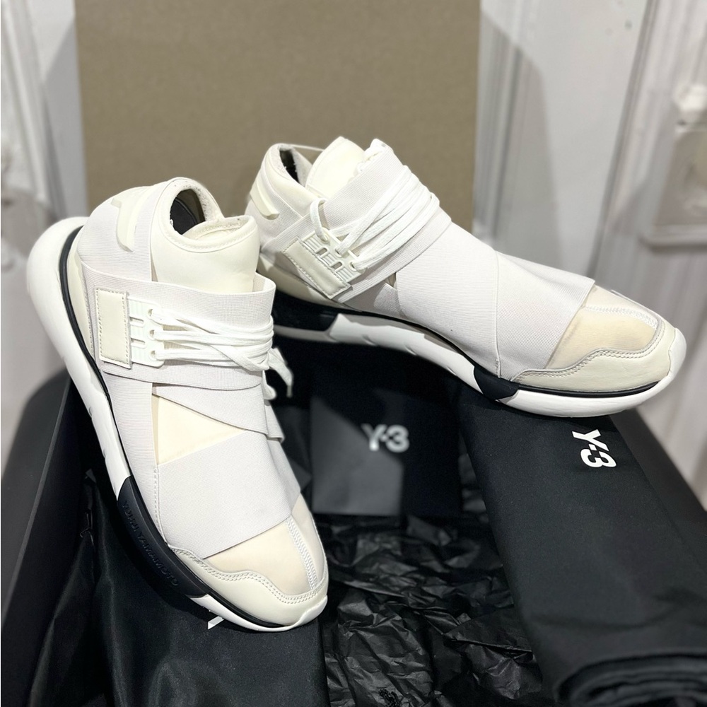 Y-3 White/ Cream Sneakers